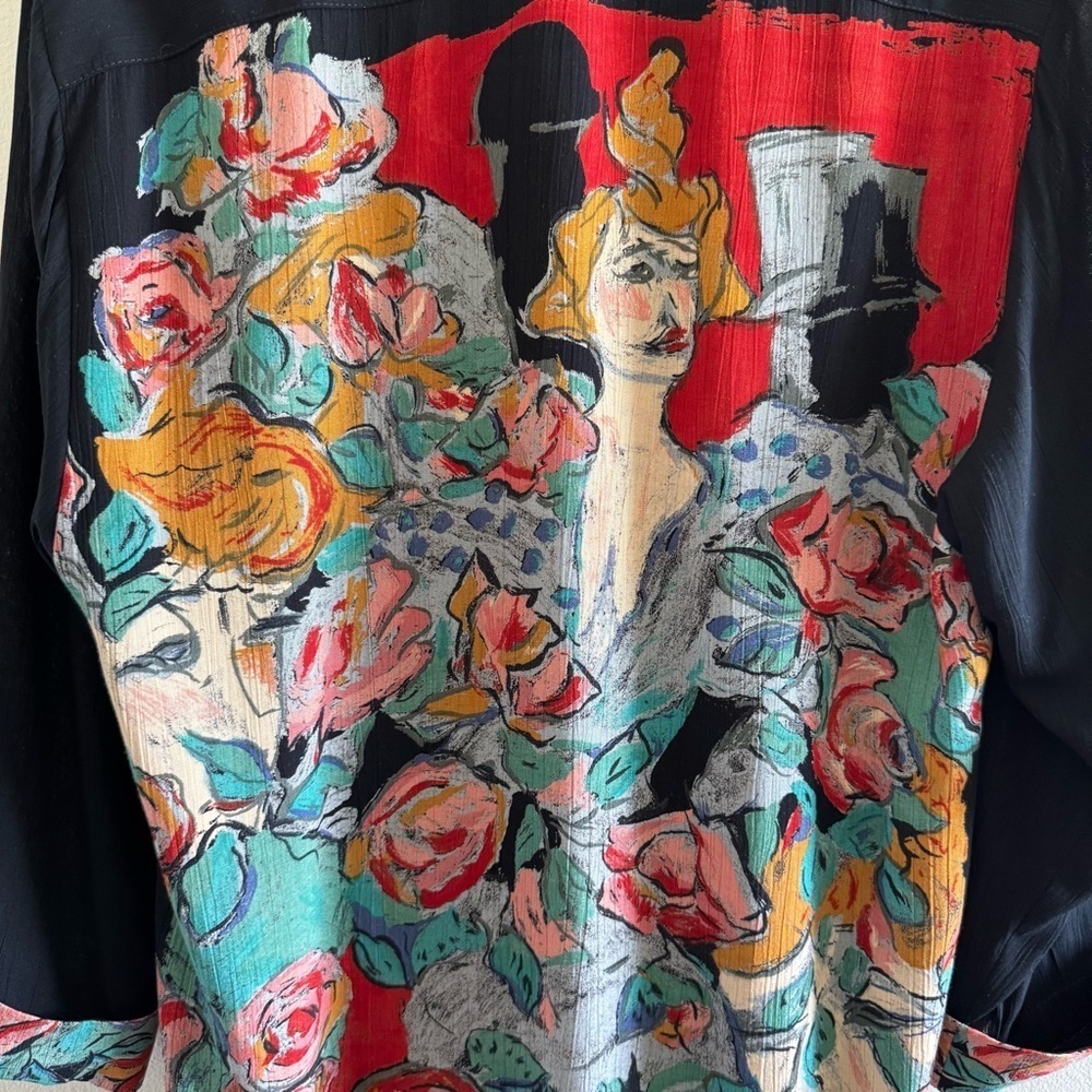 Vintage Carole Little Moulin Rouge French Jacket size 4 - Picture 11 of 13
